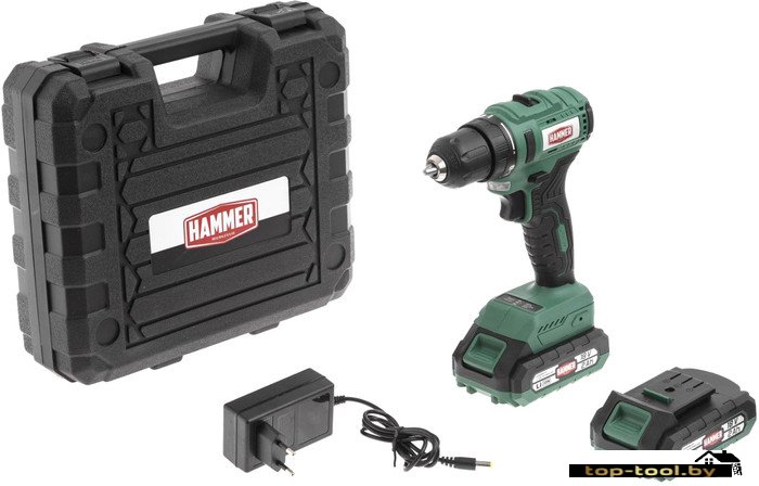Дрель-шуруповерт Hammer ACD18BL (с 2-мя АКБ, кейс)