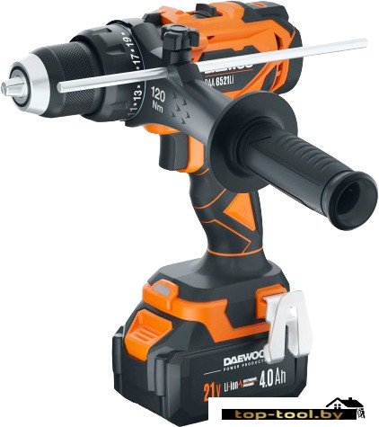 Ударная дрель-шуруповерт Daewoo Power DAA 6521Li Set (с 2-мя АКБ, кейс)