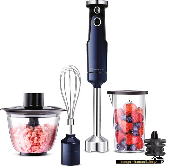Погружной блендер Evolution HBS-0651 (голубой)