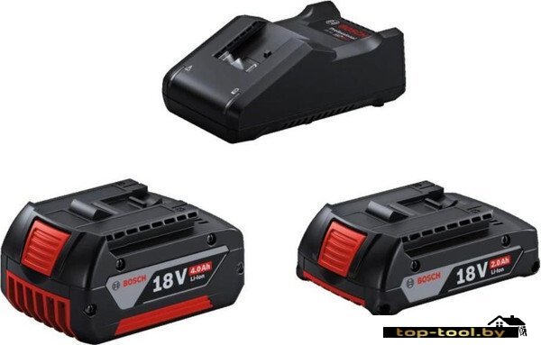 Аккумулятор с зарядным устройством Bosch 1600A01ZS9 (18В/4 Ah + 18В/2 Ah + 18В)