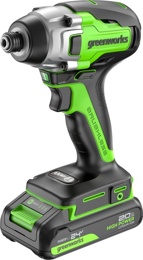 Винтоверт Greenworks GD24ID3 3802807CUA (с 1-им АКБ)