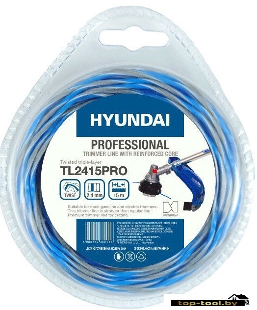 Леска для триммера Hyundai TL-2415 PRO