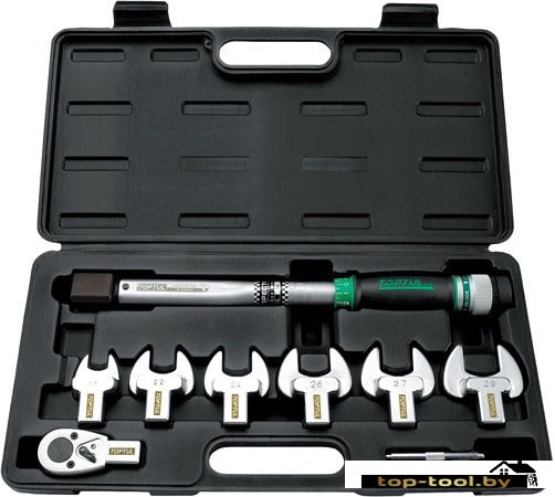 Ключ с набором Toptul 1/2" 10-80 Нм GAAI0801