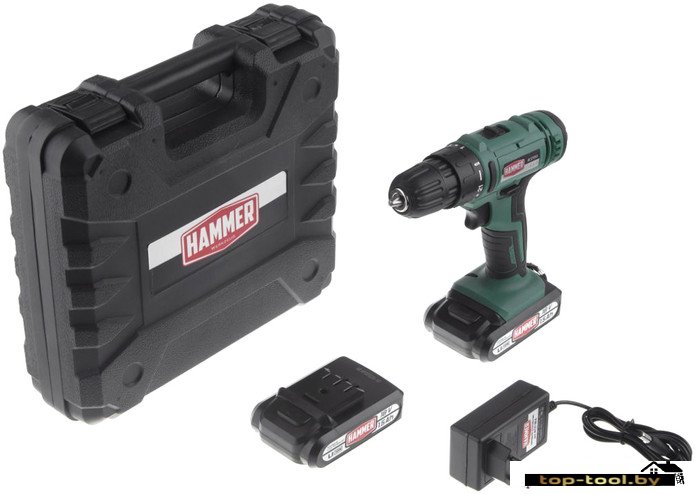 Дрель-шуруповерт Hammer ACD18A (с 2-мя АКБ, кейс)