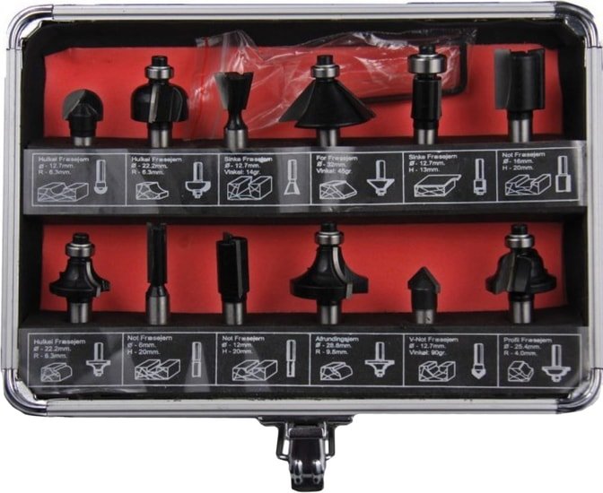 Набор фрез Sturm 9016-RB-S8-12-3