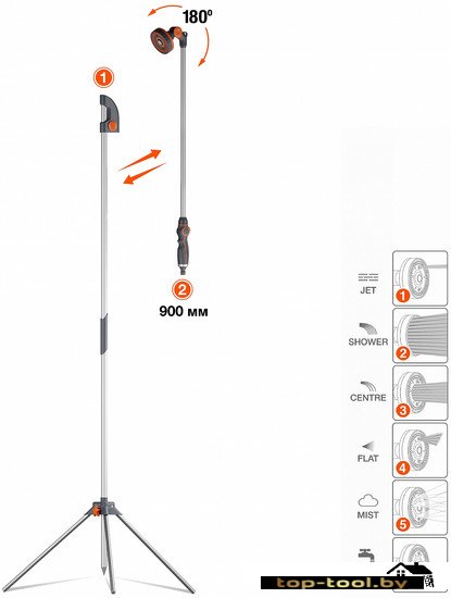 Душ на штанге Daewoo Power DGS 3000