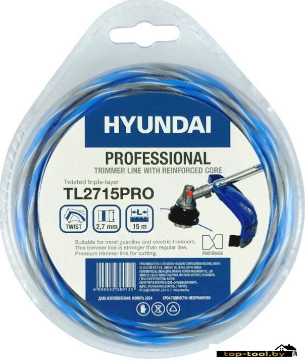 Леска для триммера Hyundai TL-2715 PRO