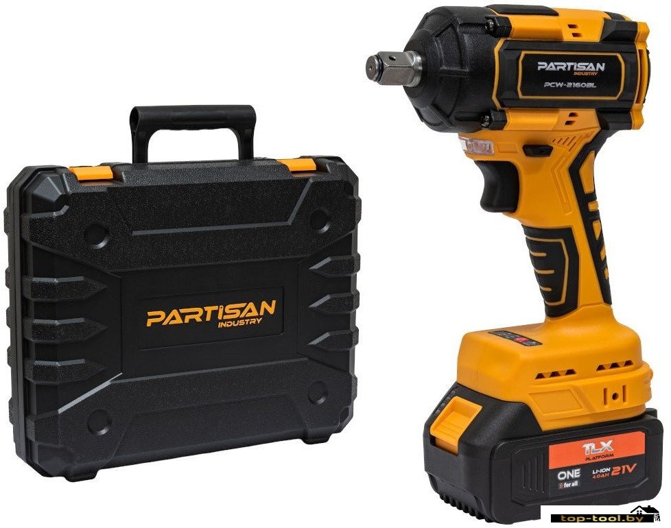 Гайковерт Partisan PCW-2160BL (с 1-им АКБ, кейс)