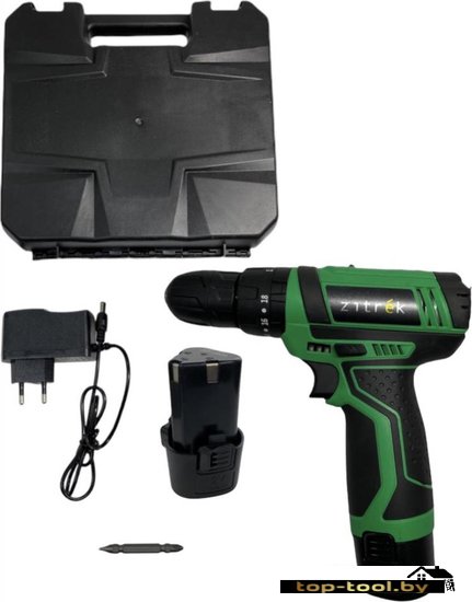 Ударная дрель-шуруповерт Zitrek Crusher 14-Li 063-4054 (с 2-мя АКБ, кейс)