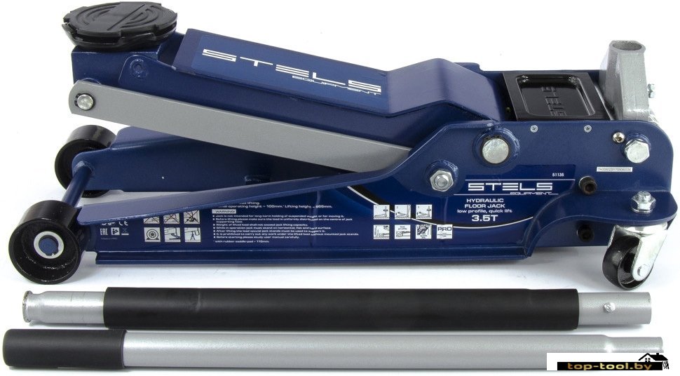 Подкатной домкрат Stels 51135 3.5т