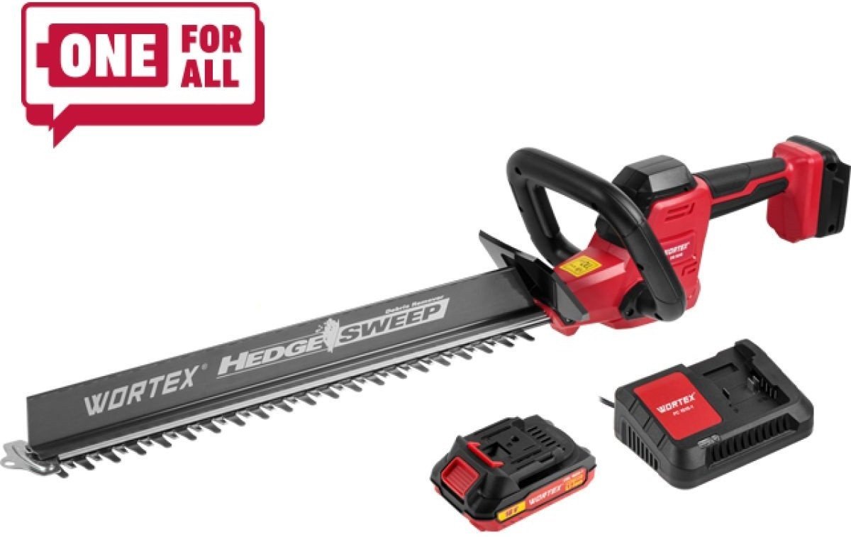 Кусторез Wortex DB 5018 ALL1 XLT Set 1334650 (с 1-им АКБ)