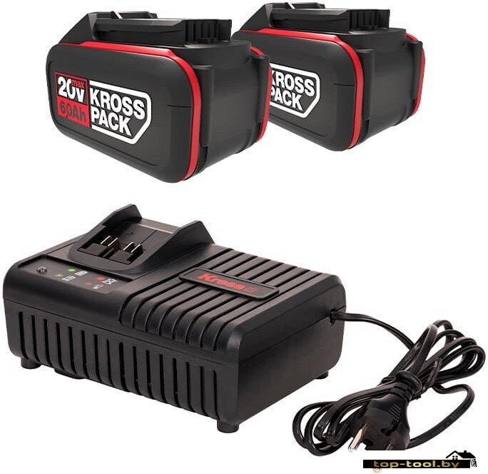 Аккумулятор с зарядным устройством Kress KAD22 (20В/2x6 Ач + 20В)