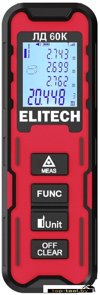 Лазерный дальномер ELITECH ЛД 60К 209206