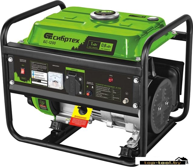 Бензиновый генератор СибрТех БС-1200