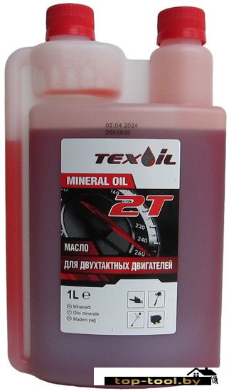 Моторное масло Texoil 2T минеральное с дозатором 1л