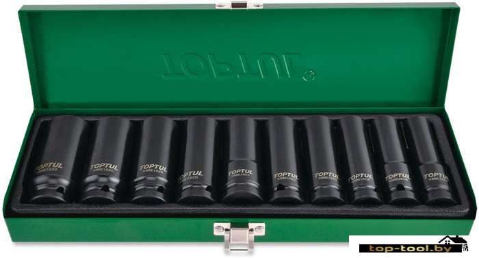Набор торцевых головок Toptul GEAD1002 10 предметов