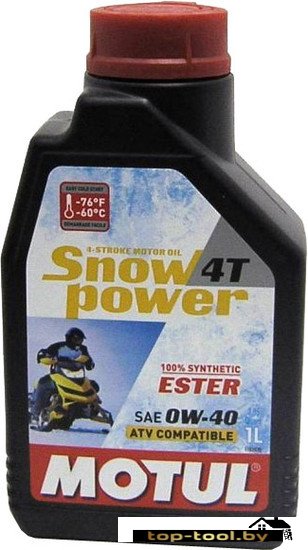 Моторное масло Motul SnowPower 4T 0W-40 1л