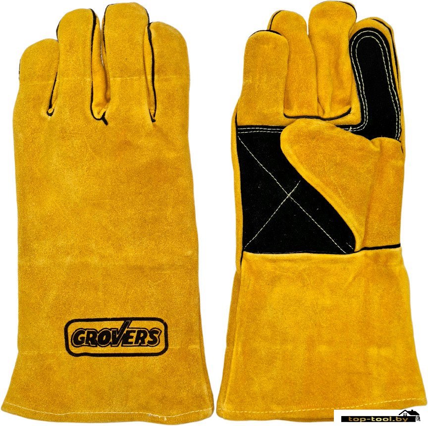 Спилковые перчатки Grovers S-50-YBD