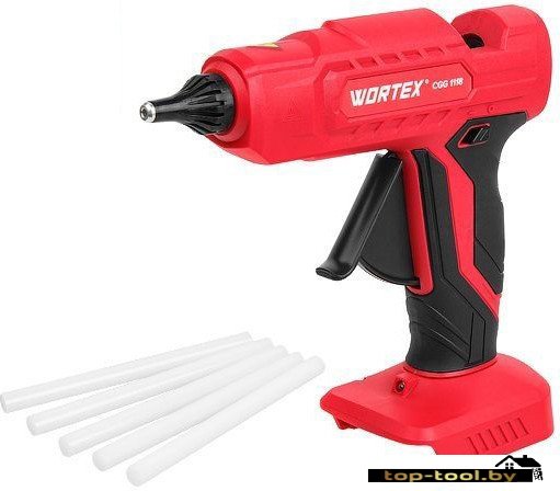 Термоклеевой пистолет Wortex CGG 1118 ALL1 XLT SOLO 1334528 (без АКБ)