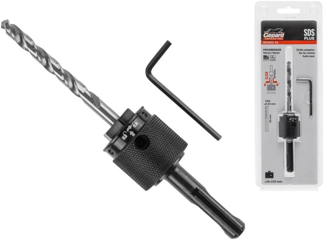 Сверло Gepard GP2502-02