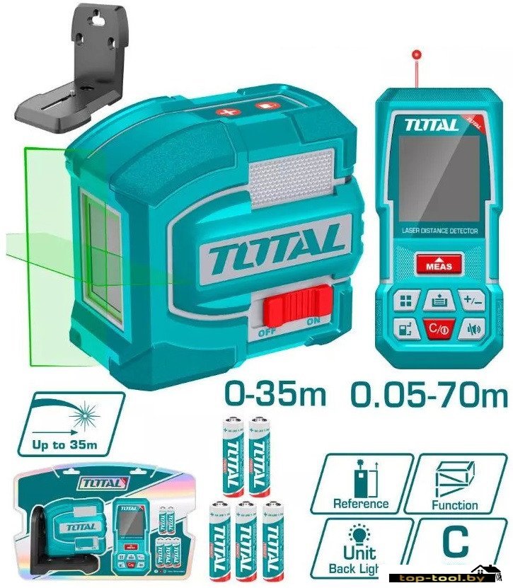 Total TOSLL0401 (лазерный уровень, лазерная рулетка)