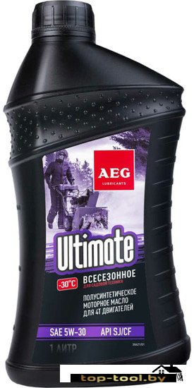 Моторное масло AEG Lubricants Ultimate SAE 5W-30 API SJ/CF 4Т п/с 1л