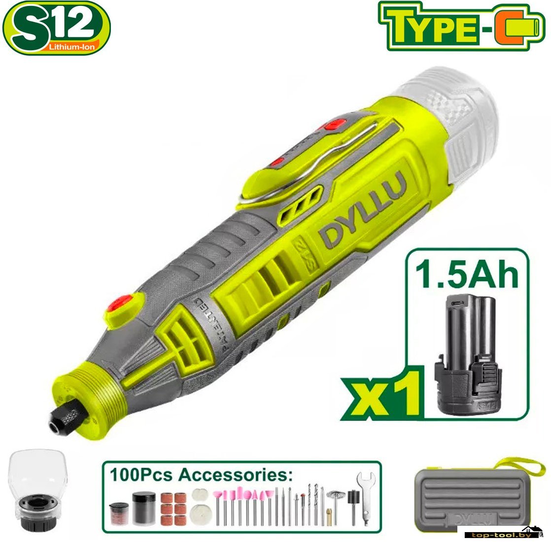 Гравер Dyllu DTRY1M121 (с 1-им АКБ, кейс)