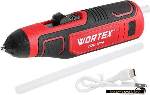 Термоклеевой пистолет Wortex CGG 1104 1334530 (с АКБ)