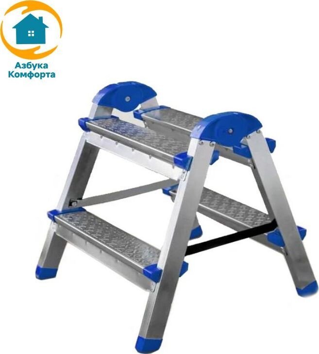 Лестница-стремянка AZK TwoSide Pro LDTH-02.02 (2 ступени)