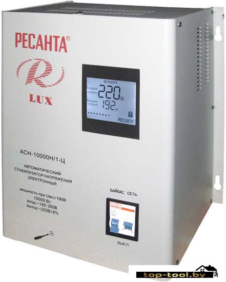 Стабилизатор напряжения Ресанта Lux АСН-10000Н/1-Ц
