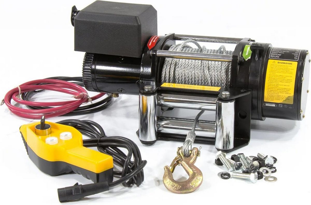 Лебедка автомобильная Denzel LB-2000