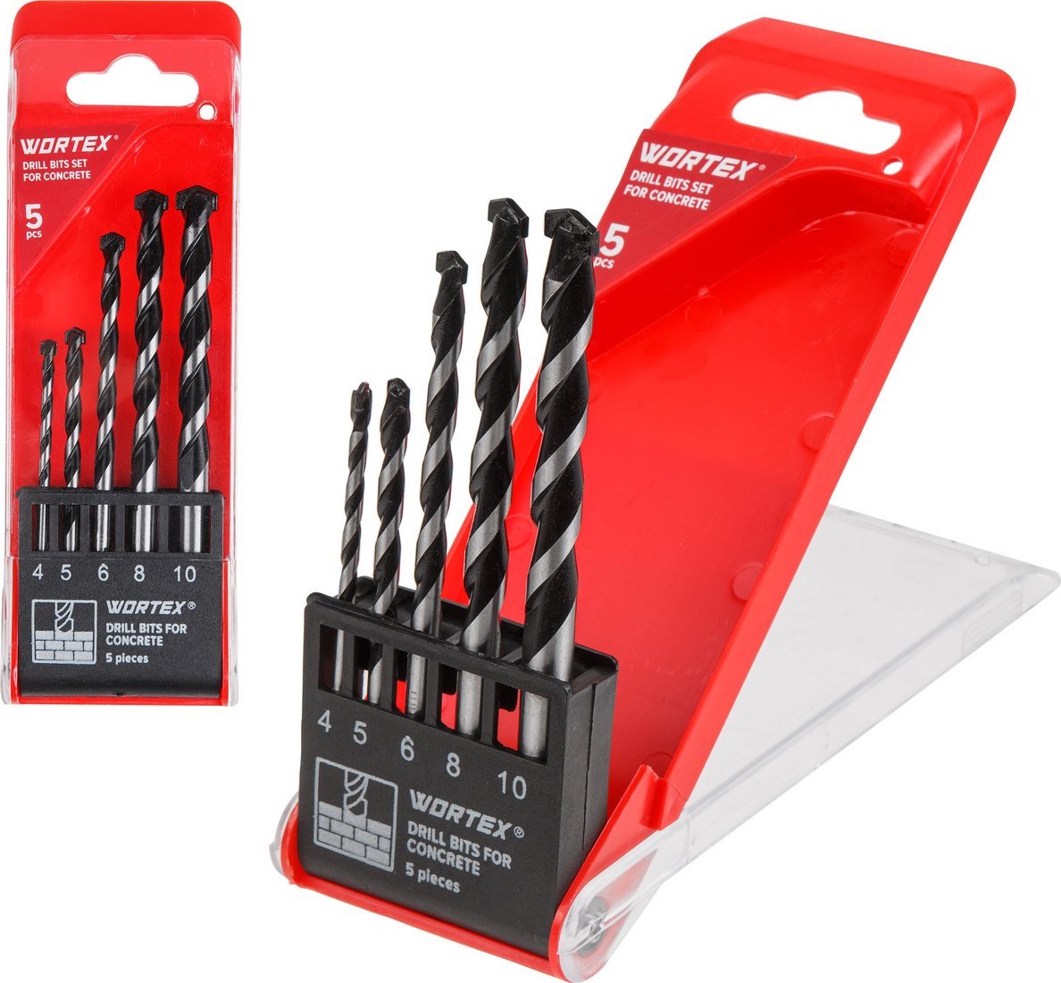 Набор сверл Wortex 1335678 (5 предметов)
