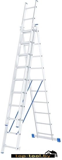 Лестница-стремянка СибрТех 97820 3x10 ступеней