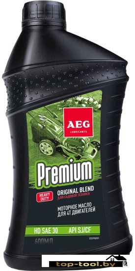 Моторное масло AEG Lubricants Premium HD SAE 30 API SJ/CF 0.6л
