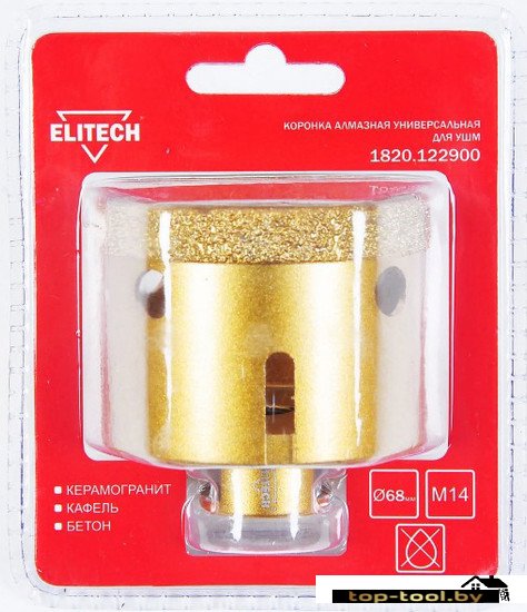 Коронка ELITECH 1820.122900
