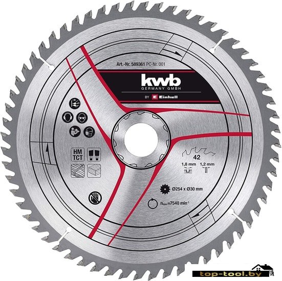 Пильный диск KWB 49589361