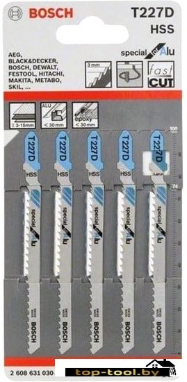 Набор оснастки Bosch 2608631030 (5 предметов)