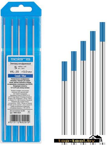 Электрод Solaris WL-20 WM-4531