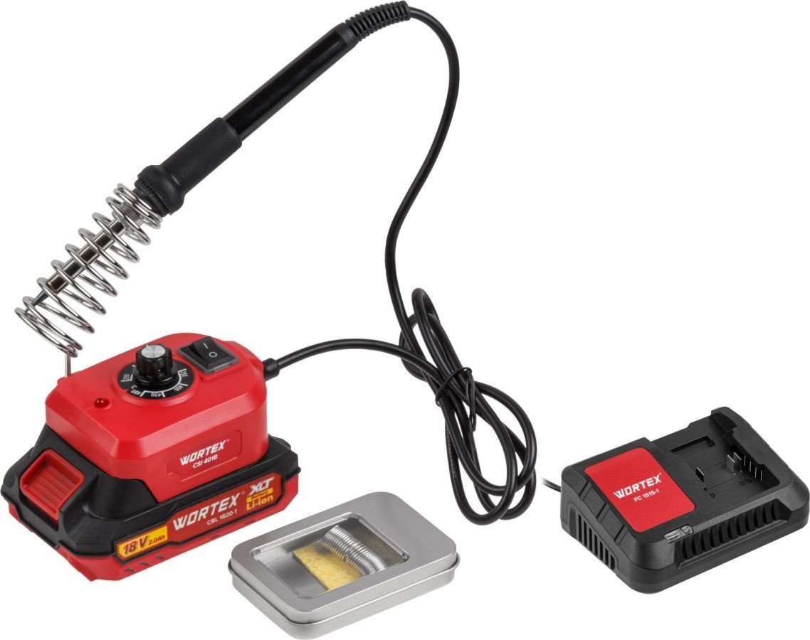 Паяльная станция Wortex CSI 4018 ALL1 XLT Set 1334780 (с 1-им АКБ)