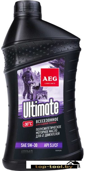Моторное масло AEG Lubricants Ultimate SAE 5W-30 API SJ/CF 4Т п/с 0.6л