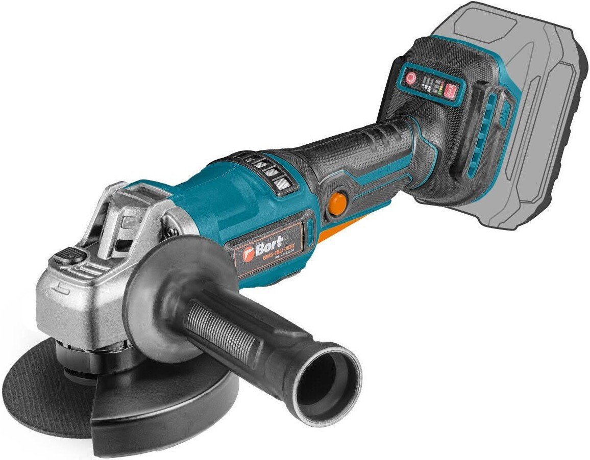 Угловая шлифмашина Bort BWS-18Li-XDK (без АКБ)