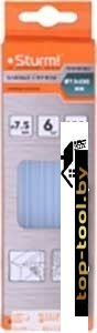 Клеевые стержни Sturm 7010-05-06S (6 шт, прозрачный)