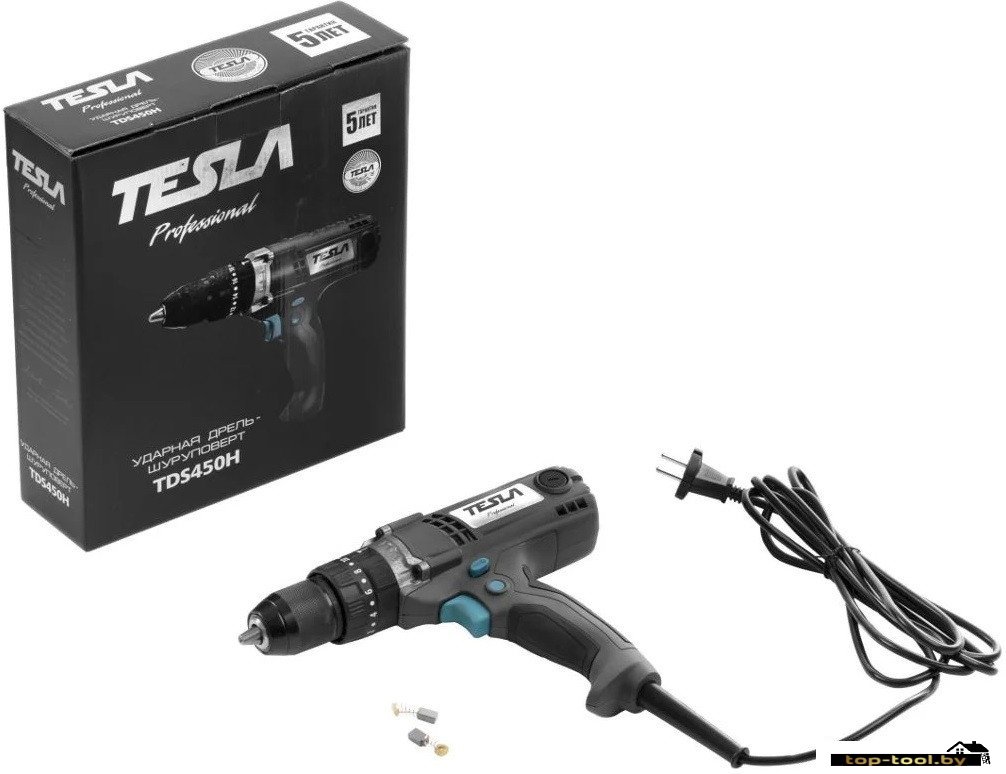 Ударная дрель-шуруповерт Tesla TDS450H 696687