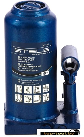Бутылочный домкрат Stels 51141 6т