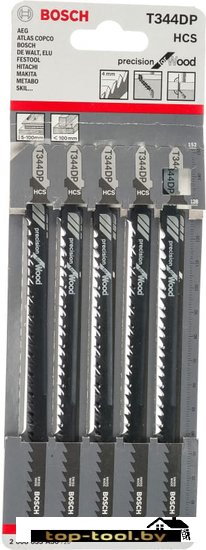 Набор пильных полотен Bosch T344DP 2608633A36