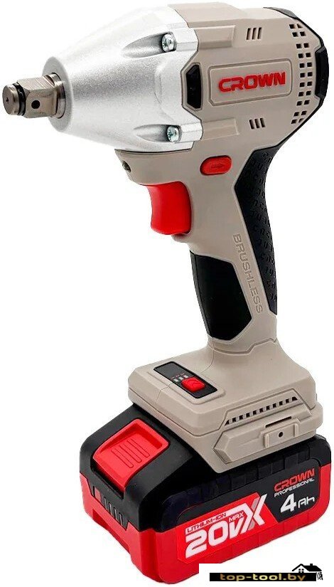 Гайковерт Crown CT22046HX-4S TB (с 1-им АКБ)