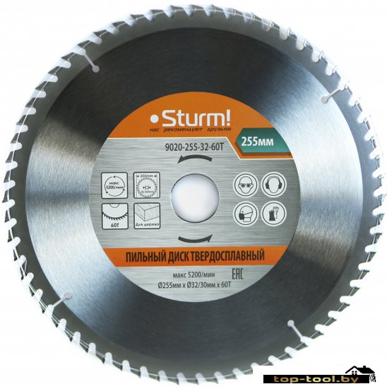 Пильный диск Sturm 9020-255-32-60T