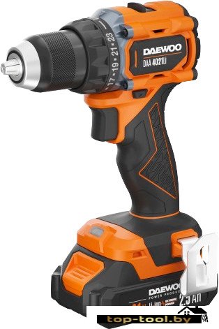 Дрель-шуруповерт Daewoo Power DAA 4021Li Set (с 2-мя АКБ, кейс)