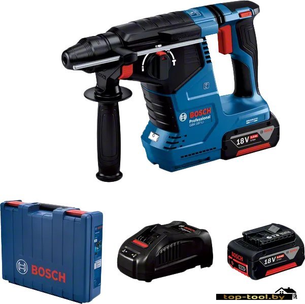 Перфоратор Bosch GBH 187-LI Professional 0611923021 (с 2-мя АКБ, кейс)