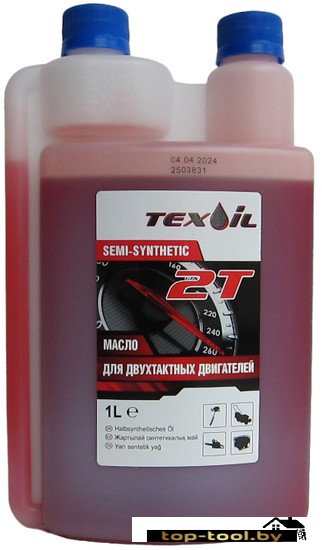 Моторное масло Texoil 2T полусинтетическое с дозатором 1л